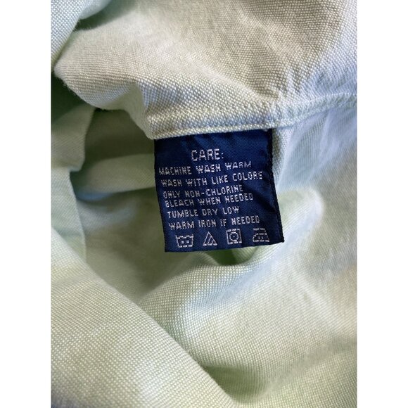 Ralph Lauren Mens Shirt Size 10 Slim Fit Mint Green Button-Up Shirt - Picture 4 of 10